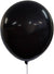 Image of Black 30cm Pack of 10 Plain Party Balloons