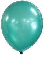 Image of Green 30cm Pack of 10 Plain Party Balloons