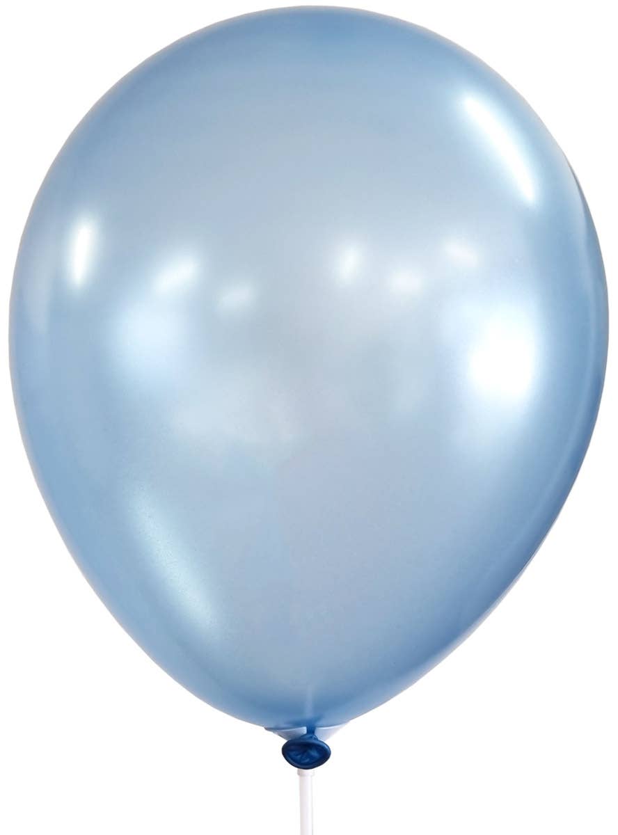 Image of Sky Blue 30cm Pack of 10 Plain Party Balloons