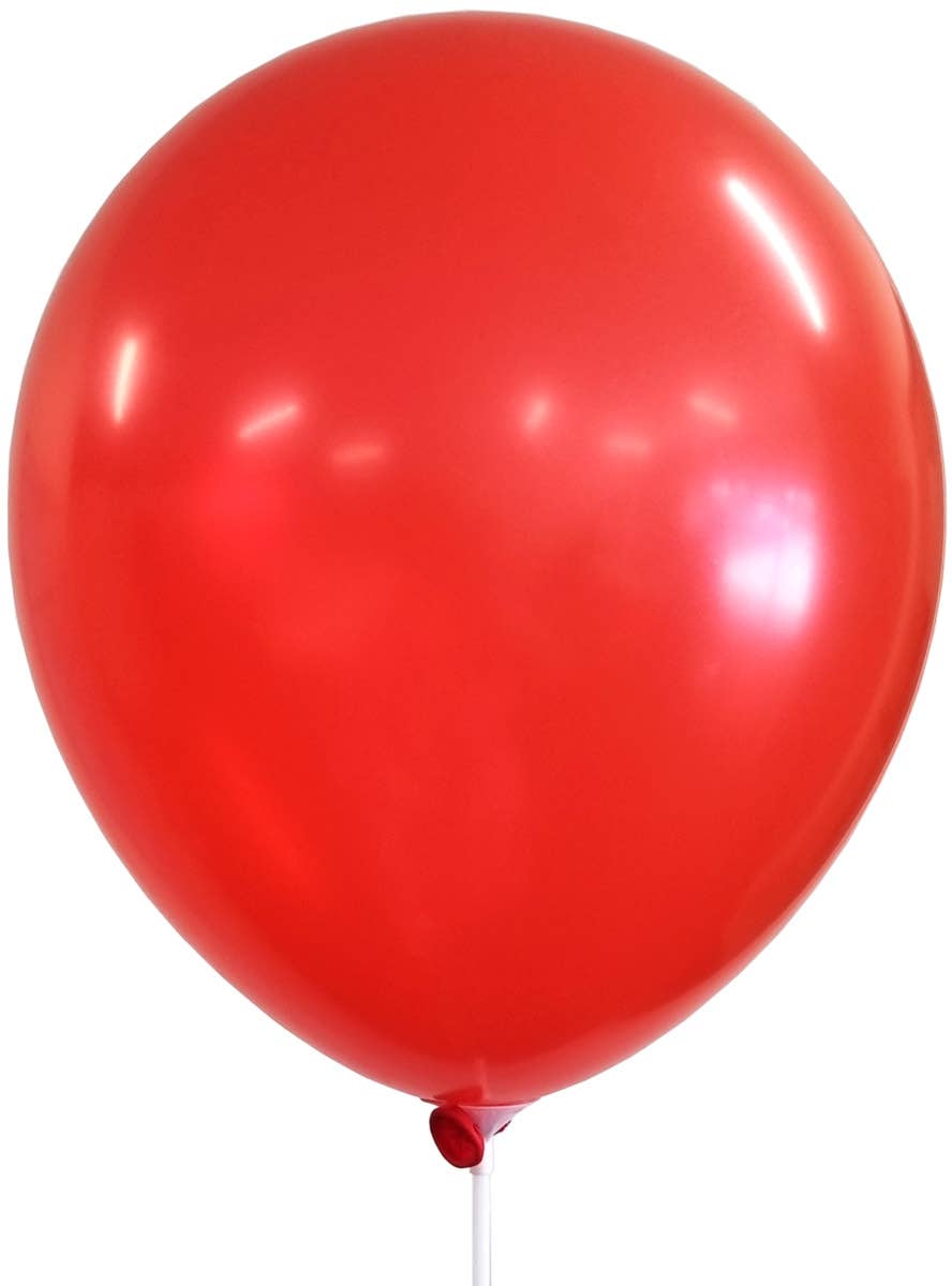 10 Pack Plain Red 30cm Helium Quality Balloons