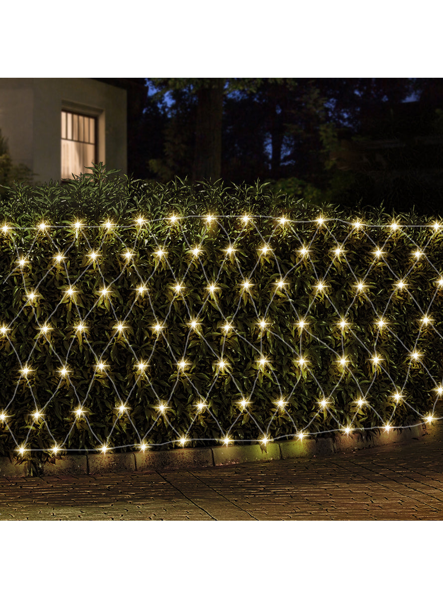Warm White 1000 Bulb Net String Christmas Lights - Alternate Image