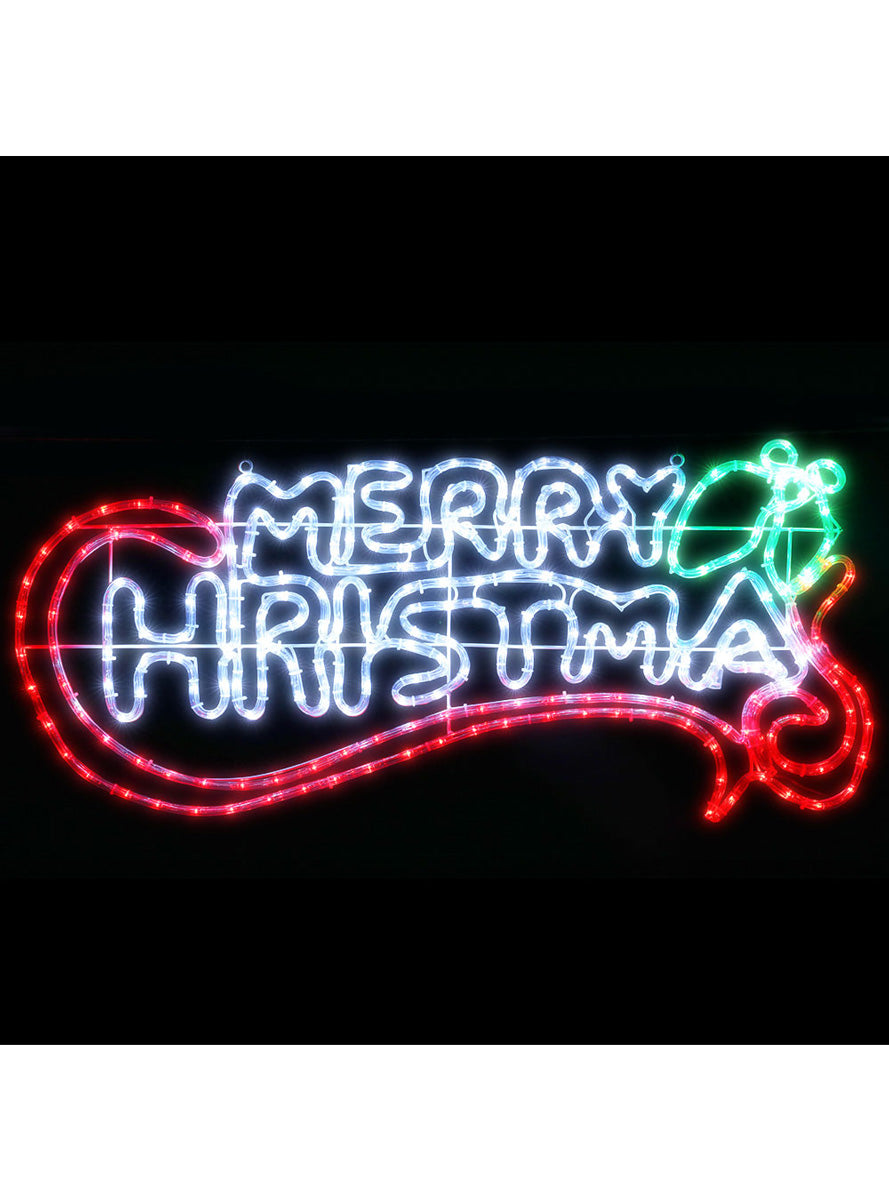 100cm Merry Christmas Rope Light Decoration - Main Image