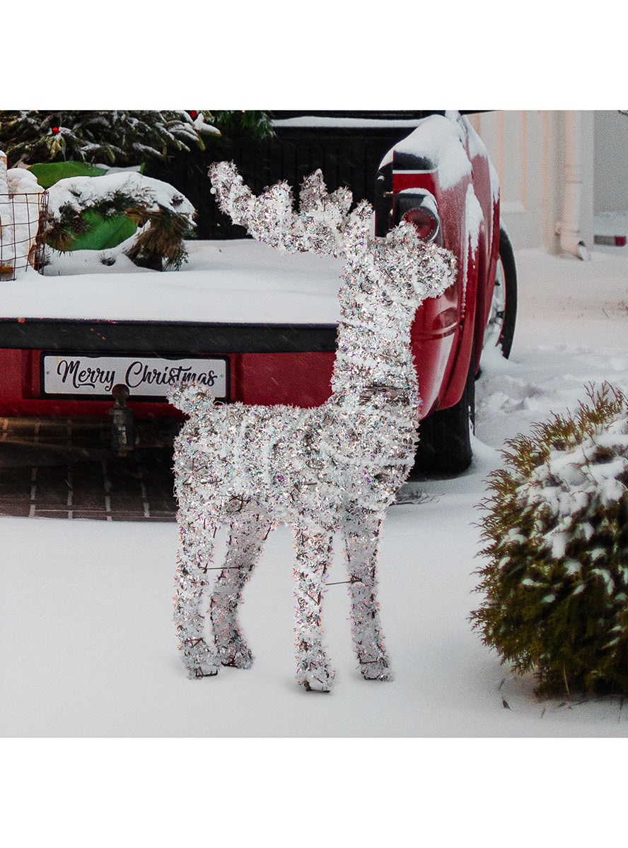 112cm Christabelle Light Up Animated LED Reindeer Christmas Decoration - Alternate Lifestyle Image