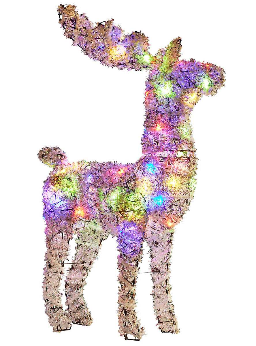 112cm Christabelle Light Up Animated LED Reindeer Christmas Decoration - Main Image