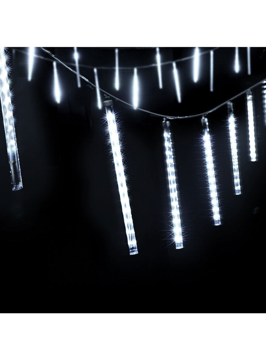 Falling Meteor Icicle Style Christmas Lights 12 Metre Main Image