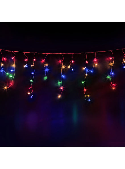 Multicolour Icicle String Lights 12 Metre - Main Image