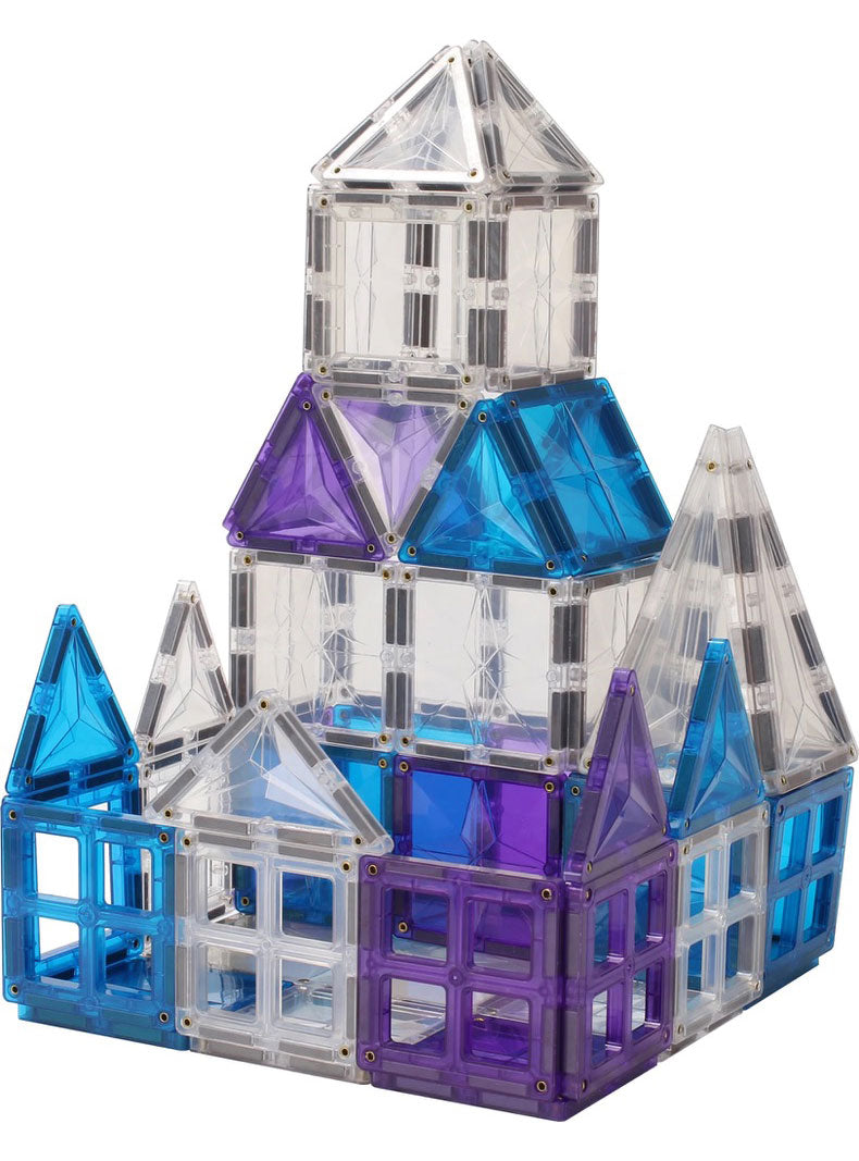 120 Pieces Ice Colour Magnetic Building Tiles - Main Image
