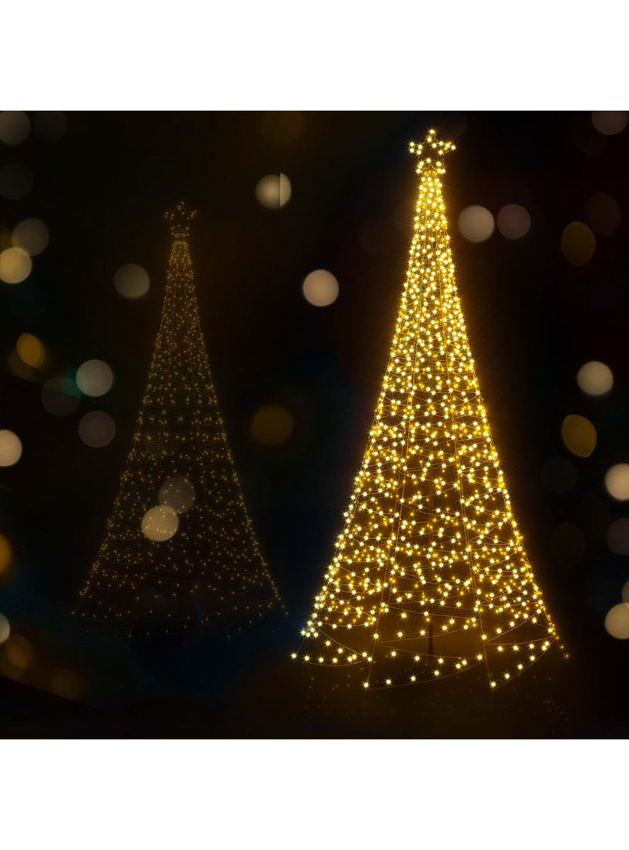 12ft Jingle Jollys Solar 800 Piece LED Fairy Light Christmas Tree - Lifestyle Image