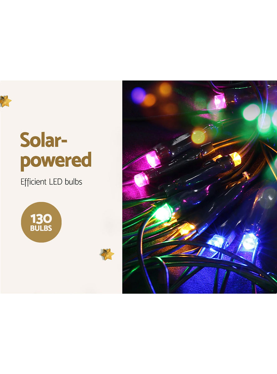 130cm Multicolour Star Shaped Net Christmas Lights - Info Image 4