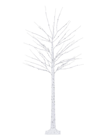 Jingle Jollys RGB Light Up White Twig Christmas Tree Decoration 170cm - Alternate Image 1
