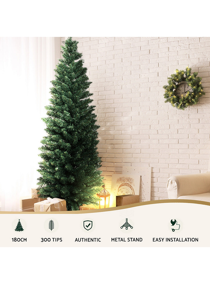 Jingle Jollys 300 Tip Christmas Tree Decoration 180cm - Details Image
