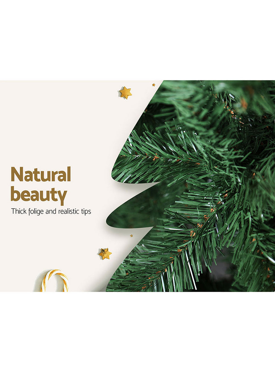 Jingle Jollys 300 Tip Christmas Tree Decoration 180cm - Foliage Details Image
