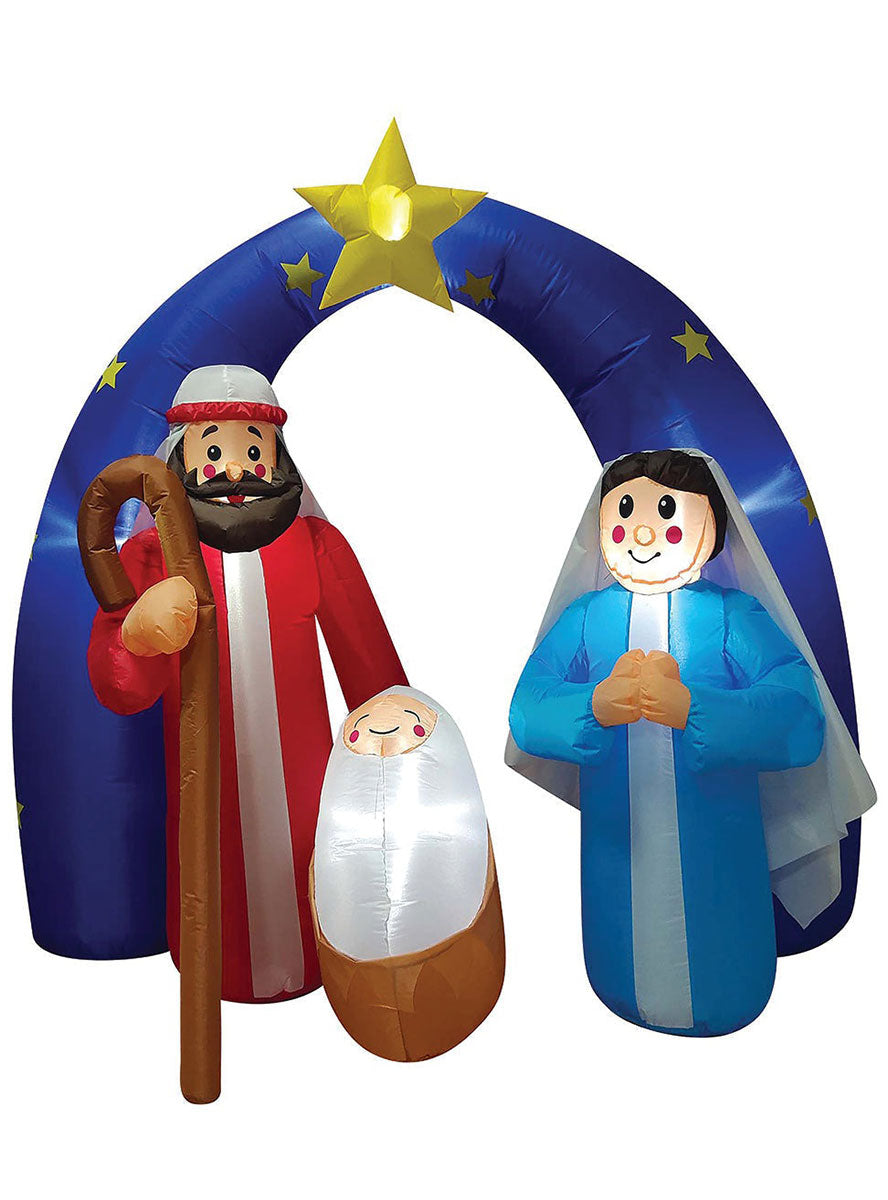 Inflatable Nativity Scene 180cm Christmas Decoration