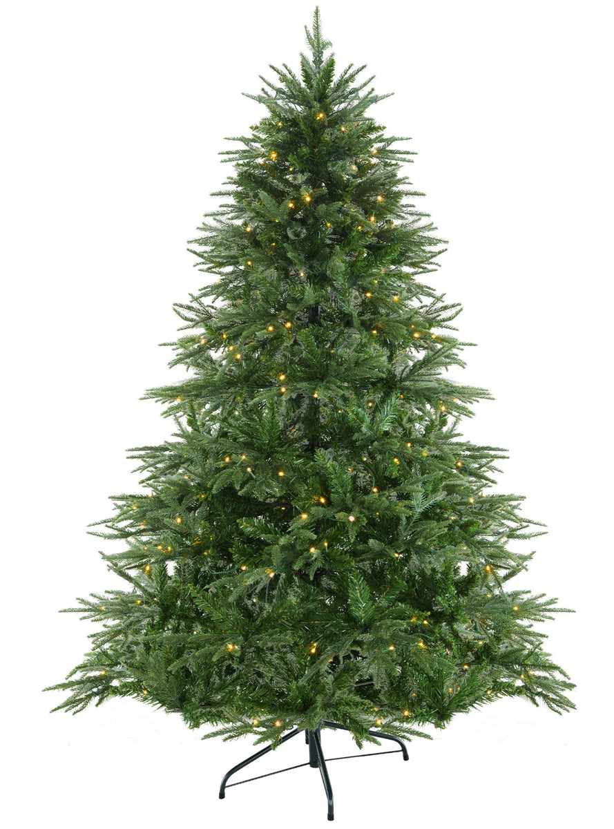 180cm Warm White Prelit Everglow Fir Christmas Tree - Main Image