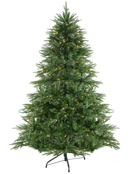 180cm Warm White Prelit Everglow Fir Christmas Tree - Main Image