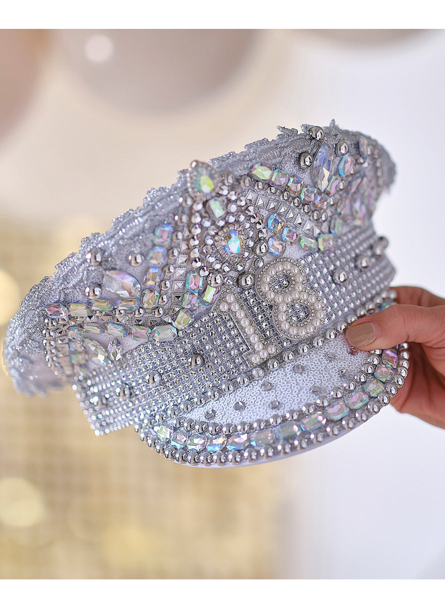 18th Birthday Embellished Festival Hat – Lifestyle Image