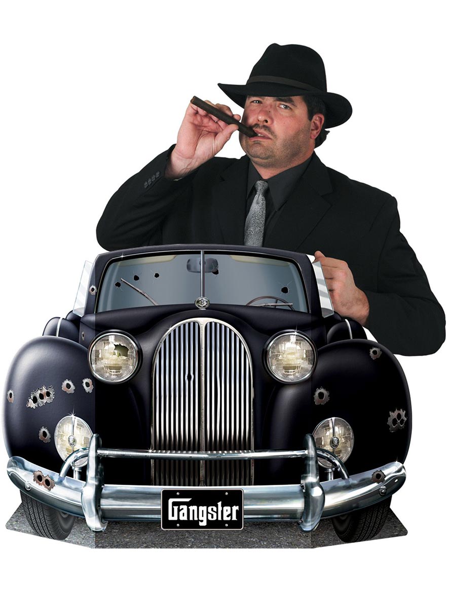 Gangster Car Photo Prop - Main Image