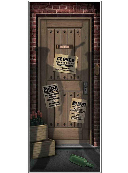 Speakeasy 1920s Door Cover - Main Image