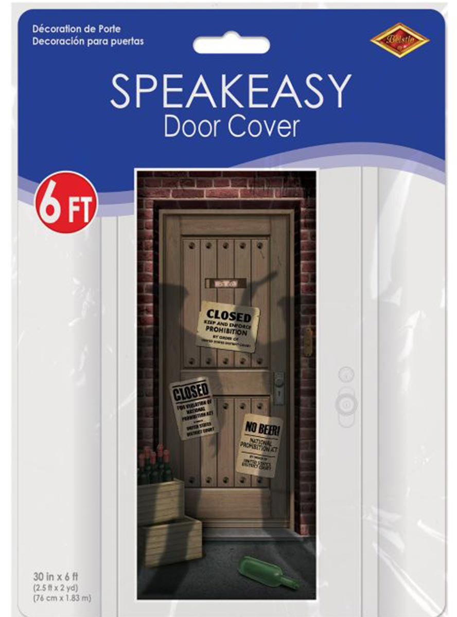 Speakeasy 1920s Door Cover - Packaging Image