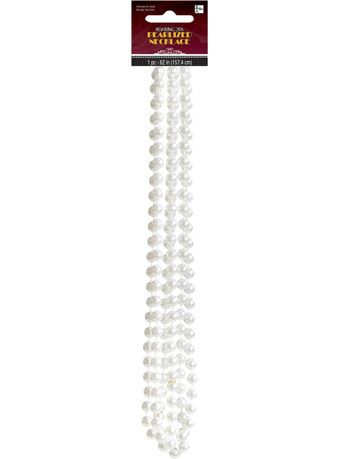 Flapper 1920s Pearl Necklace - Main Image