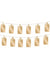 Image of 1st Birthday Gold Foil Photo Garland Decoration