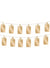 Image of 1st Birthday Gold Foil Photo Garland Decoration