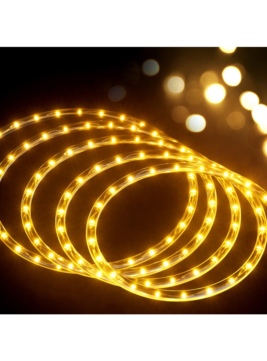 Warm White Colour Christmas Rope Light 20 Metre - Alternate Image 1