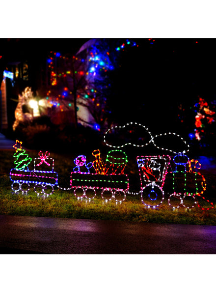 210cm Christmas Train Rope Light Decoration - Main Image