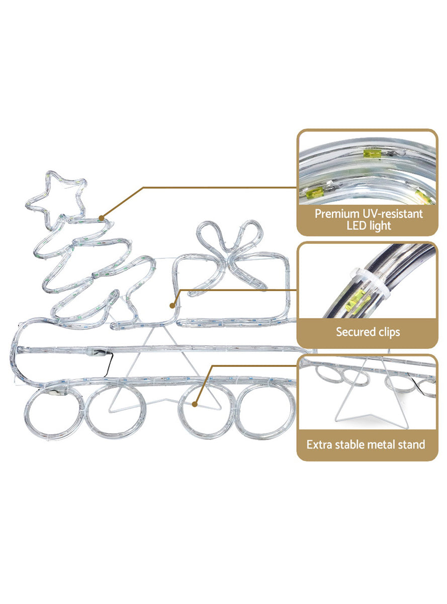 210cm Christmas Train Rope Light Decoration - Information Image 2