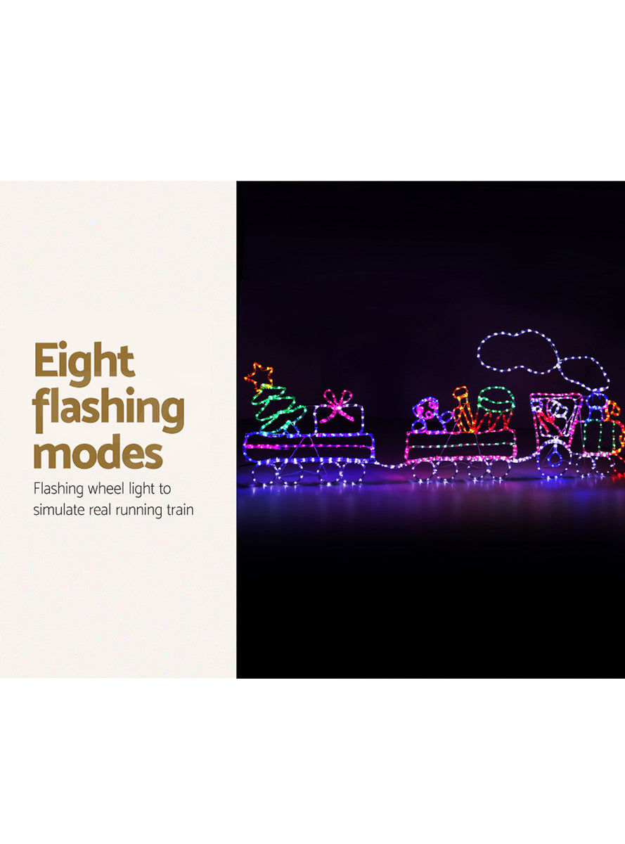 210cm Christmas Train Rope Light Decoration - Information Image 4