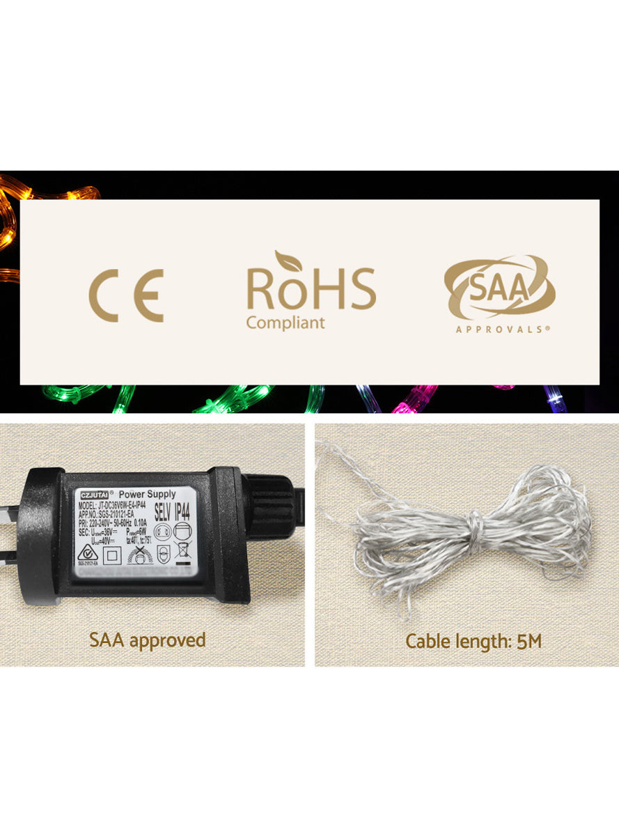 210cm Christmas Train Rope Light Decoration - Information Image 5