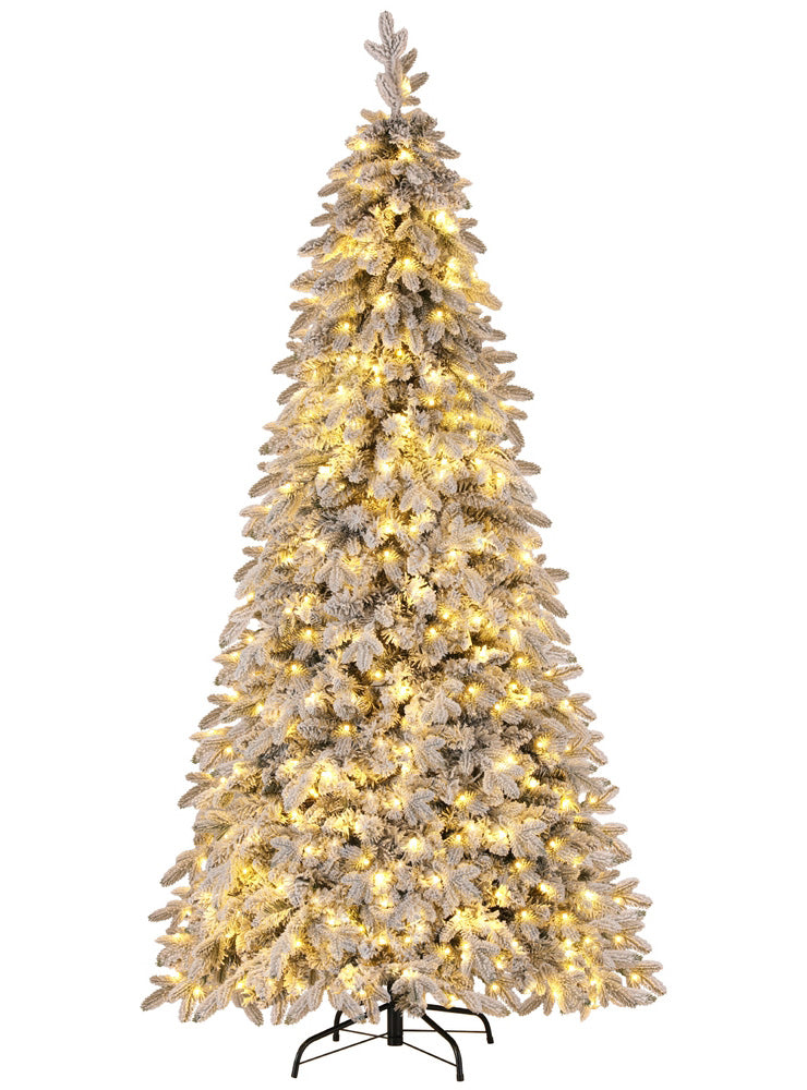 Jingle Jollys White Prelit Christmas Tree 210cm - Main Image