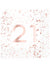 Image of 21st Birthday Rose Gold and White 16 Pack Lunch Napkins