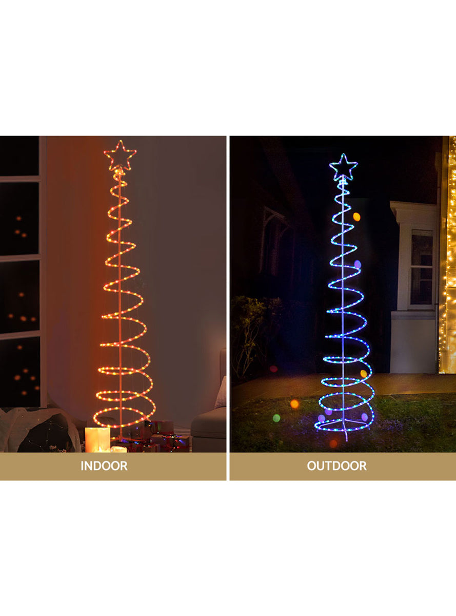 240cm Christmas Tree Blue Light Up Christmas Decoration - Information Image 3