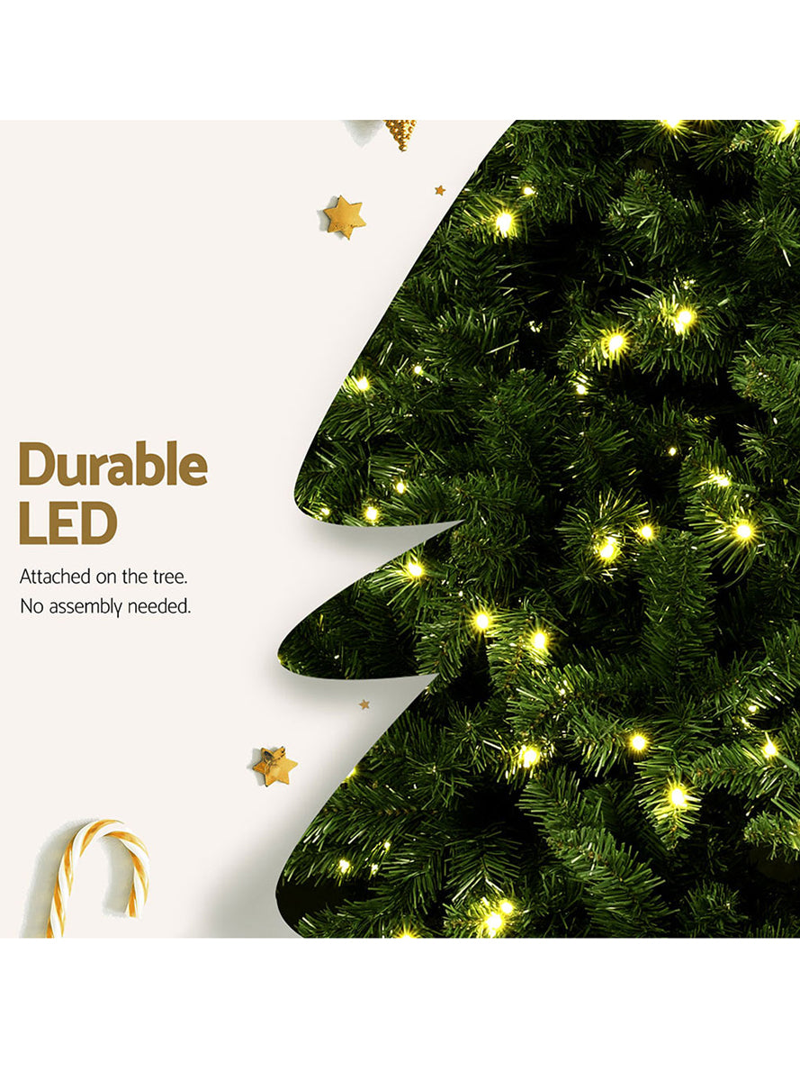 Jingle Jollys LED Light 2590 Tip Christmas Tree Decoration 270cm - LED Details Image