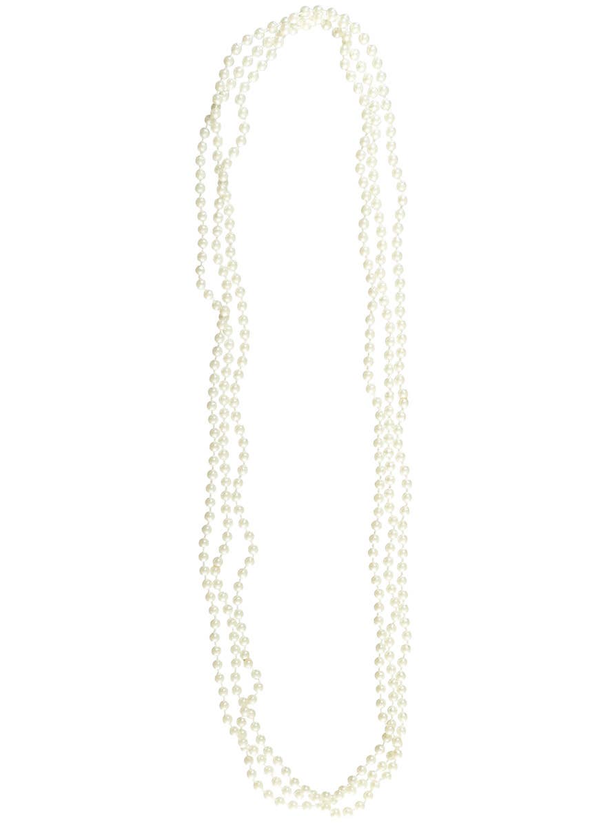 Image of 1920's Small Beaded Pearl Flapper Necklaces