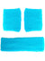 Image of Light Blue Wrist and Head Sweatbands Set