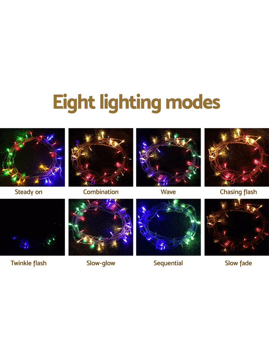 Multicolour Icicle String Christmas Lights 32 Metre - Information Image 3