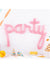 Image of 86cm Transparent Pink PARTY Script Foil Balloon