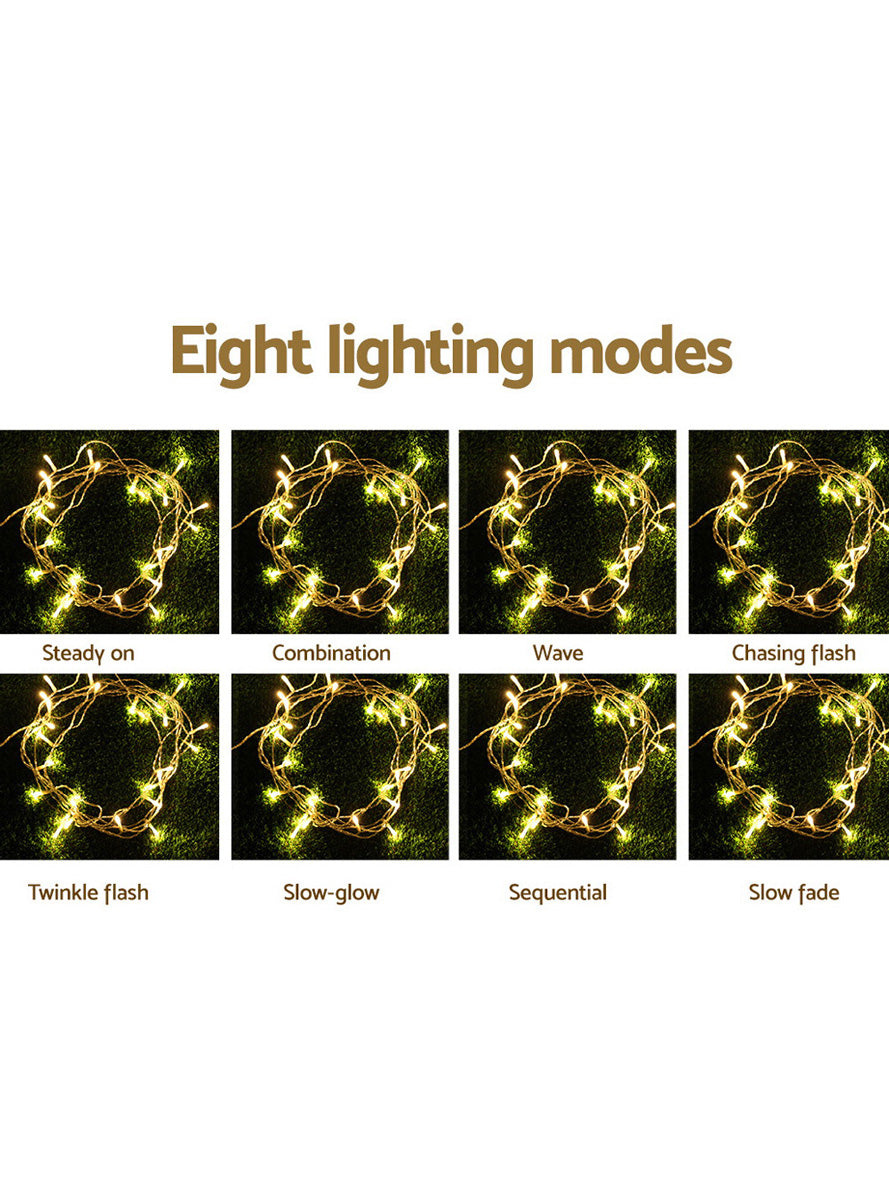 Warm White 600 Bulb Christmas Curtain Lights 3m x 6m - Information Image 2
