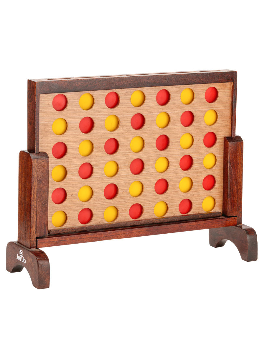 4 In A Row 52cm Hardwood Indoor Game - Main Image