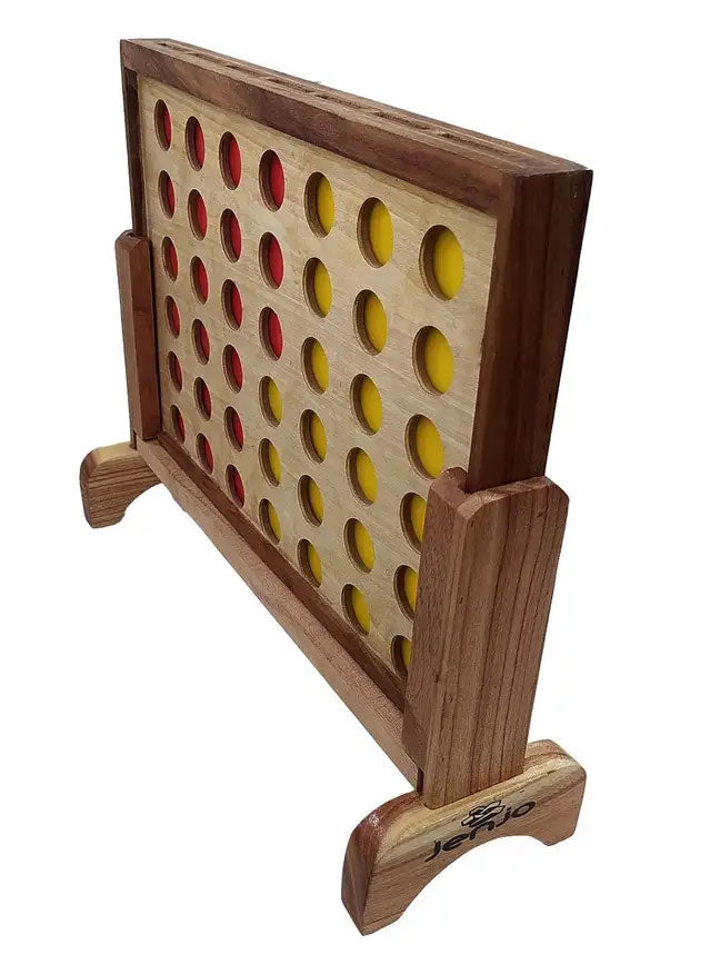 4 In A Row Mini 50cm Plywood Game - Side Image