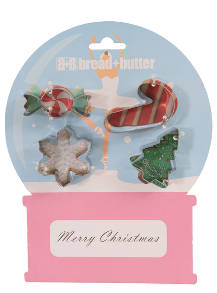 Candy Christmas Tree Snowflake Candy Cookie Cutters 4 Pack - Main Image