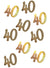 Image of Gold Iridescent 40th Birthday 8g Pack Confetti
