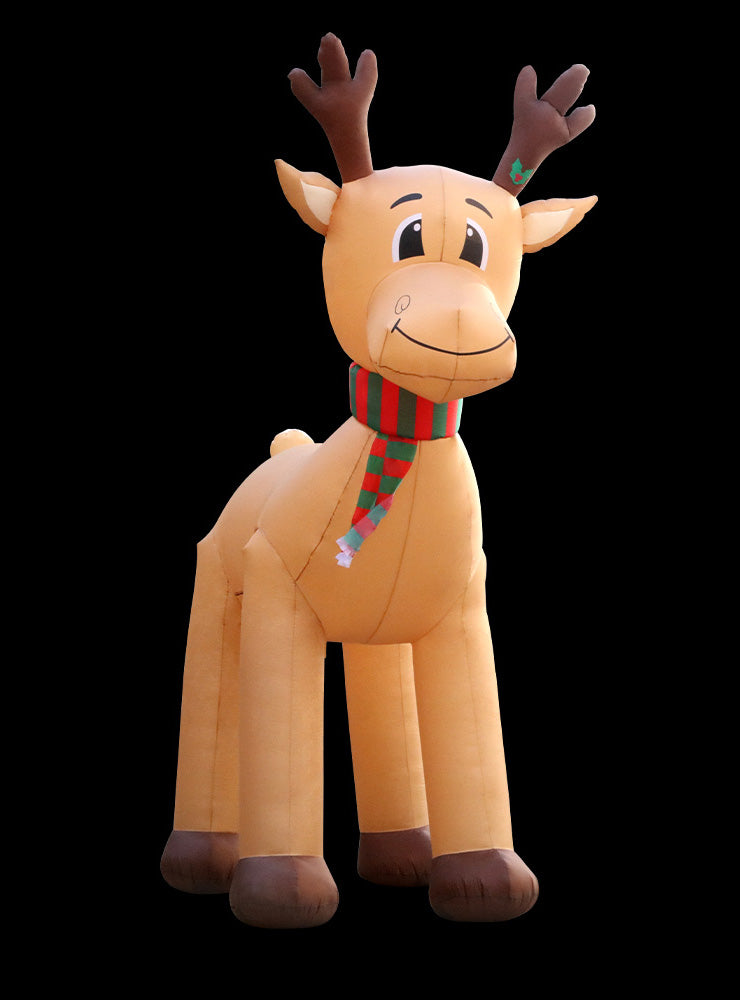 Inflatable Reindeer Christmas Decoration 5 Metre - Alternate Image 2