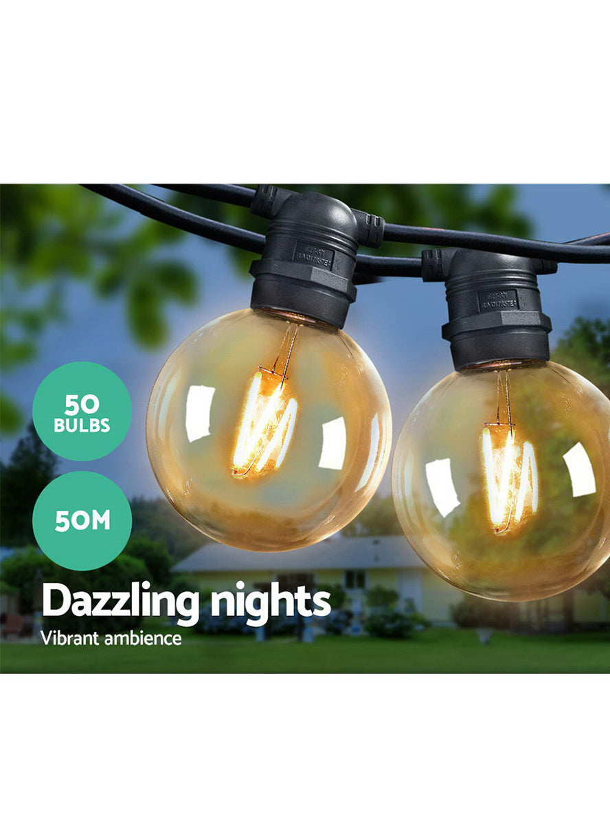 Festoon String Lights Decoration 50 Metre - Info Image 1 G80