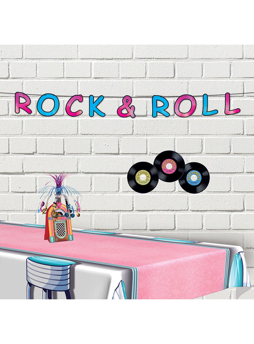 50s Jukebox Table Decoration - Lifestyle Image