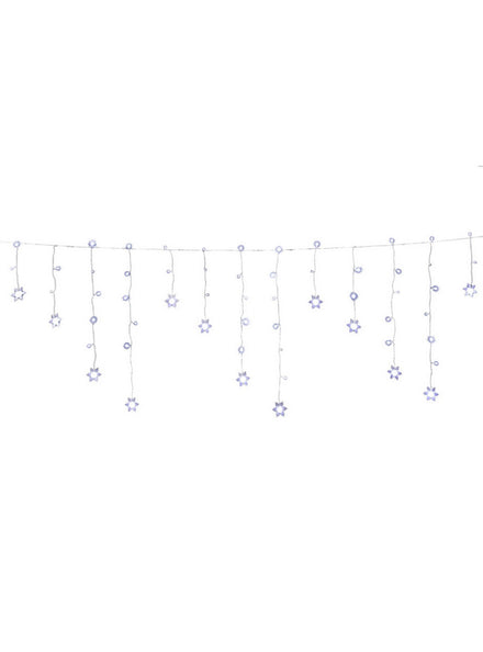 Cool White Star Icicle Jingle Jollys 6 Metre Christmas Lights - Main Image