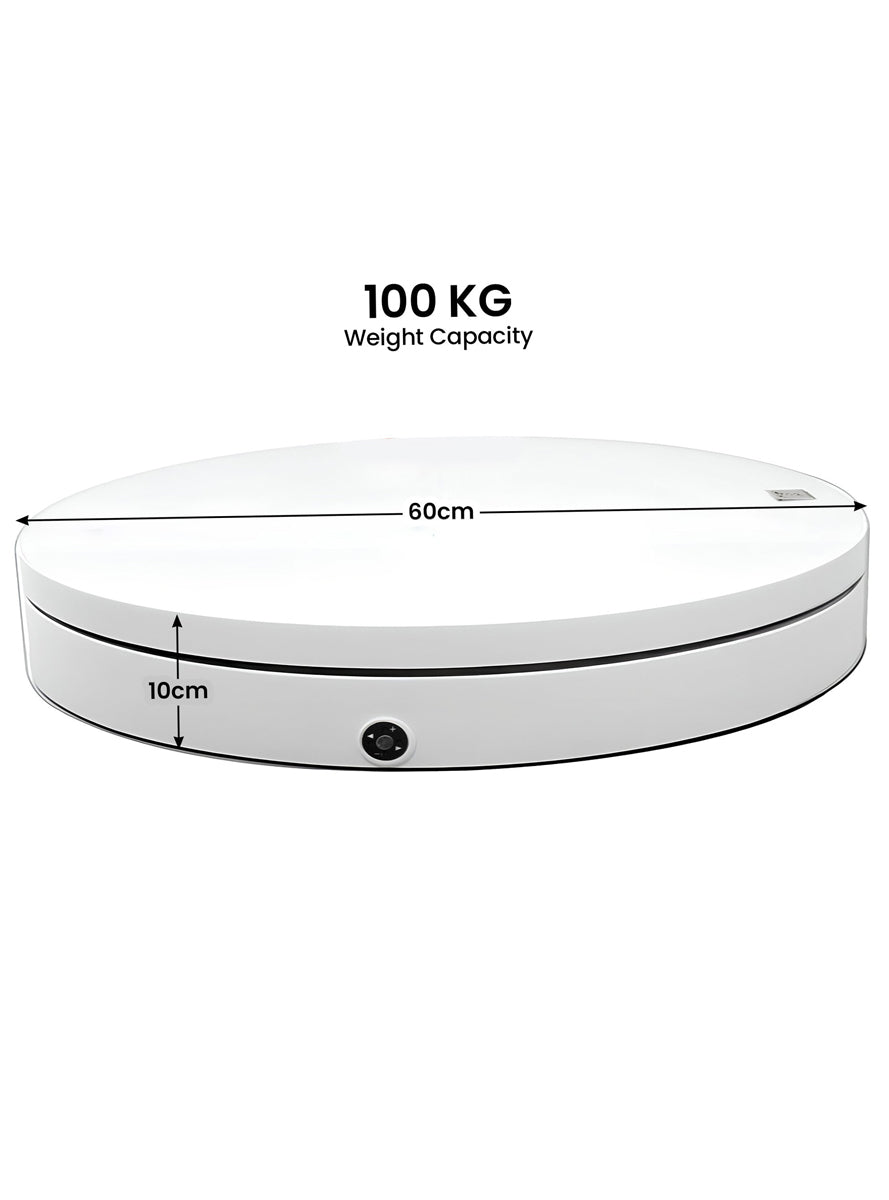 Commercial Grade Electric Turntable Christmas Display 60cm 100kg - Dimensions Image 1