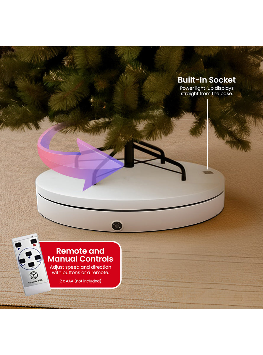 Commercial Grade Electric Turntable Christmas Display 60cm 100kg - Info Image 2